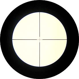 Прицельная сетка крест в оптических прицелах ZOS