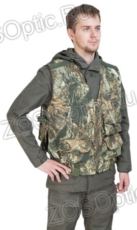 Жилет охотника / смесовая ткань / лес 2010