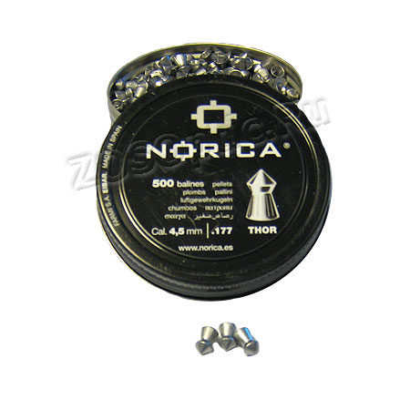 Пули Norica Thor 4,5 мм (0,5 грамм, банка 500 штук)