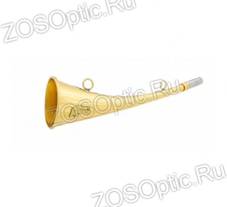 Горн охотничий 31см (латунь), плоский