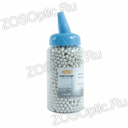 Шары Gletcher GLB6-2000 Soft Air 6 мм 0,22 грамма (2000 шт.)