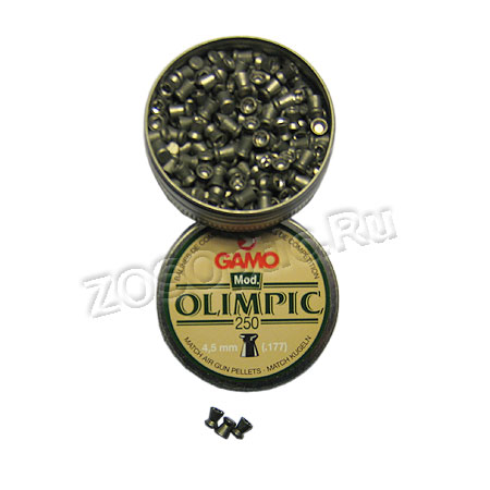 Пули Gamo Olimpic 4,5 мм (банка 250 штук)