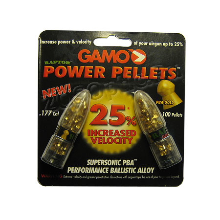 Пули Gamo Raptor Power Peletts 4,5 мм (0,35 грамм, упаковка 100 штук)