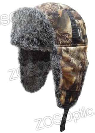 Шапка ушанка с мех.опушкой / алова / лес (59-60р)