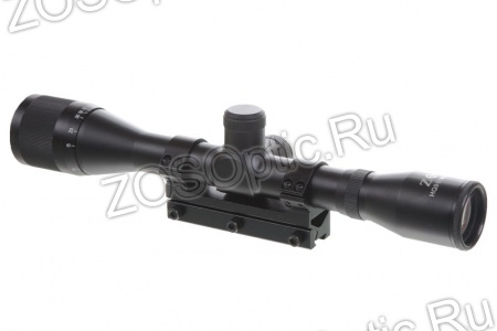 Прицел оптический ZOS 4x32 AO HQ 901 для усиленной пневматики Магнум (крест)