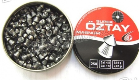 Пульки Super OZTAY Super Magnum кал. 4,5 мм (250 шт)