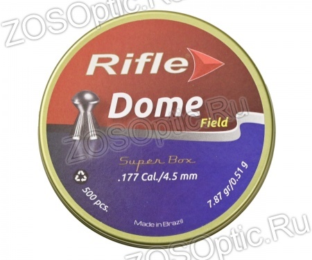 Пули RIFLE Field Series 4,5 мм (0,51 грамм, банка 500 штук)
