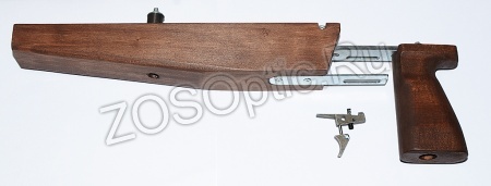 Комплект для замены пластикового приклада на деревянный для MP-60/61 (цевье, рукоятка, крепеж)