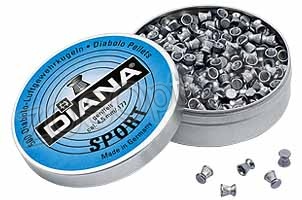 Пули Diana Sport 4,5 мм (0,53 грамм, банка 500 штук)