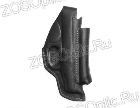 Кобура поясная Дш ПМ Супер-служебная / кожа / черный