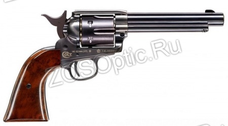 Револьвер пневматический Colt SAA 45 BB (blued, калибр 4,5 мм)