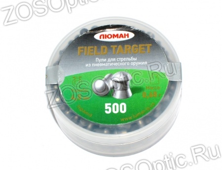 Пули Люман Field Target 4,5 мм (0,68 грамм, 500 штук) круглоголовые
