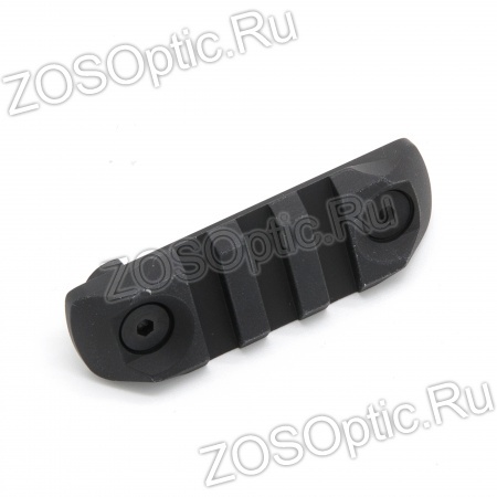 Слоты M-LOK на Picatinny, 3 шага