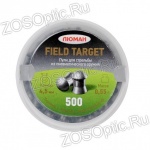 Пули Люман Field Target 4,5 мм (0,55 грамм, 500 штук) круглоголовые